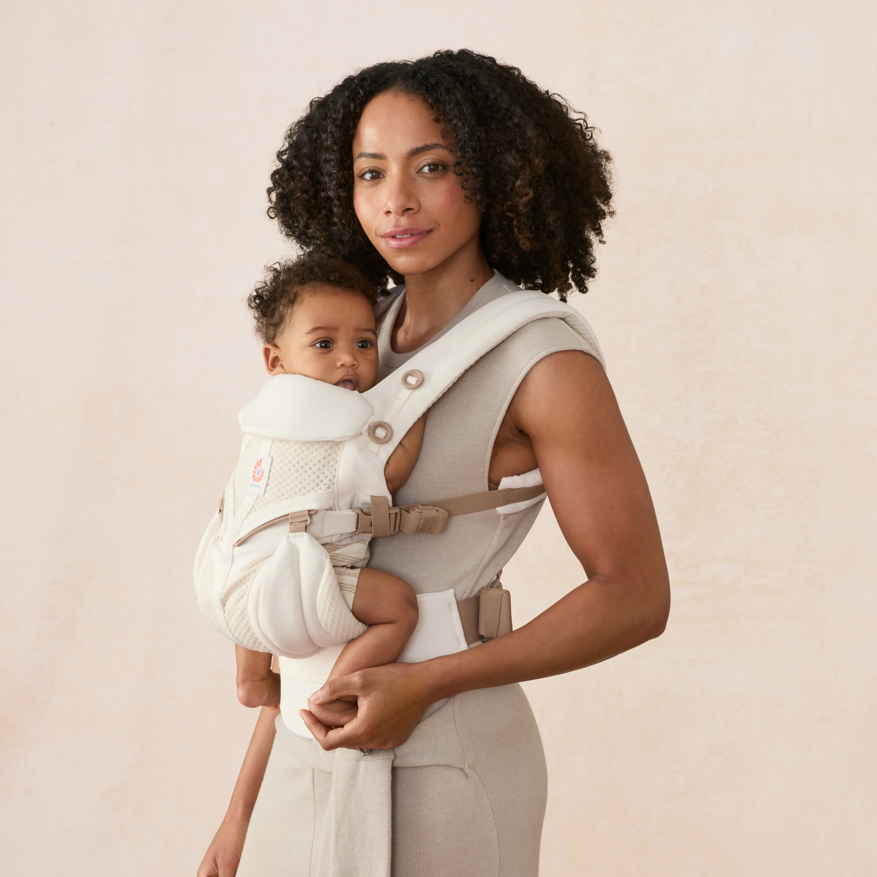Omni Classic Mesh Baby Carrier - Luminous Ivory - Image 4