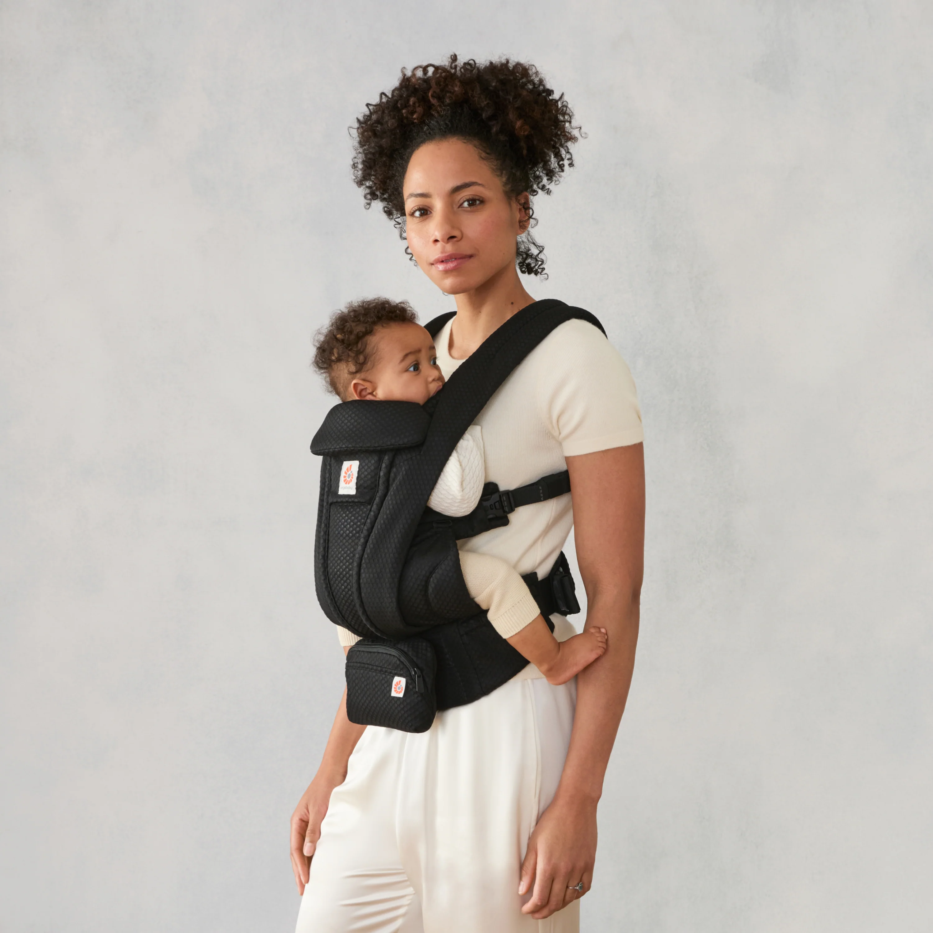 Omni Deluxe Mesh Baby Carrier - Onyx Black - Image 3