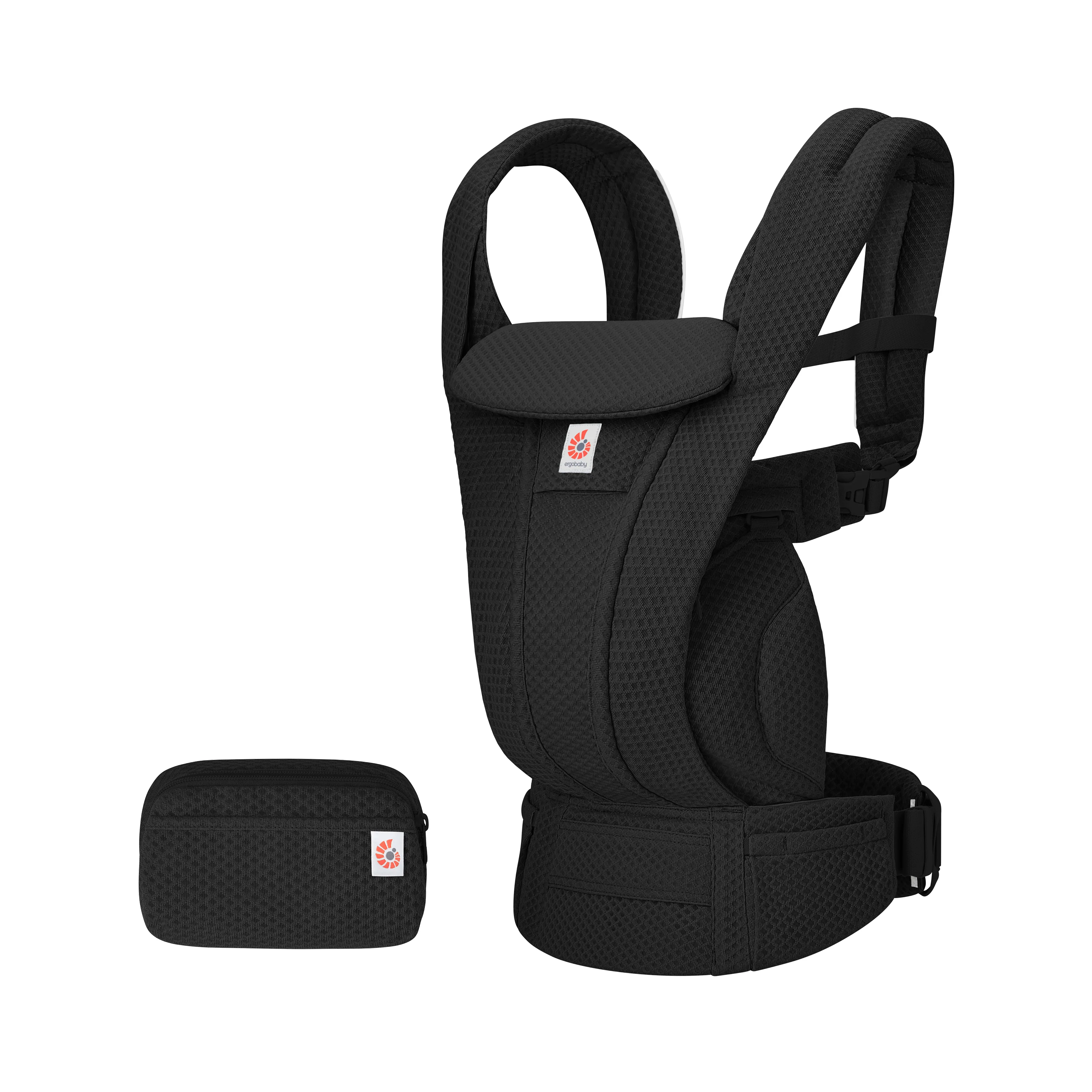 Omni Deluxe Mesh Baby Carrier - Onyx Black - Image 5