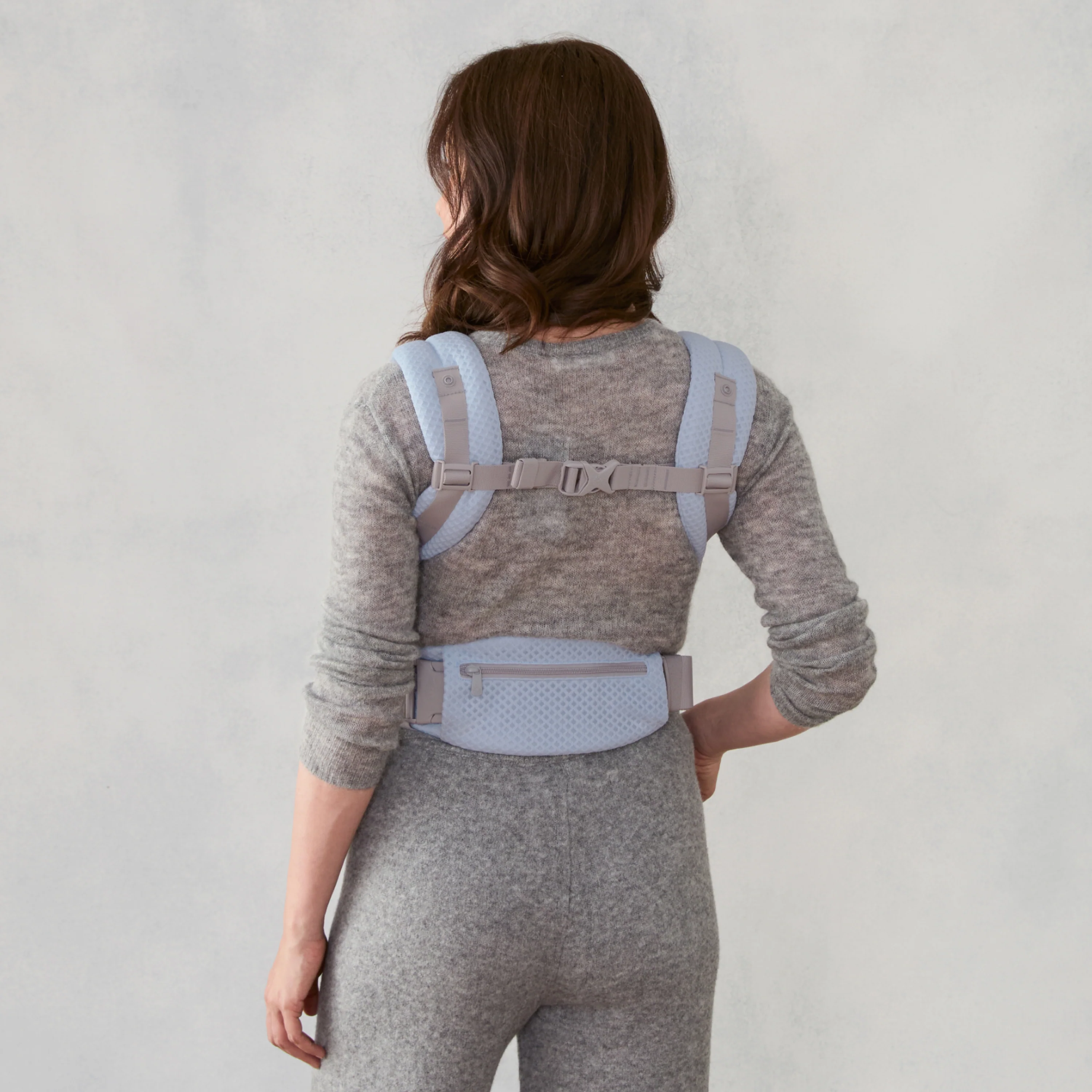 Omni Deluxe Mesh Baby Carrier - Serene Blue - Image 4