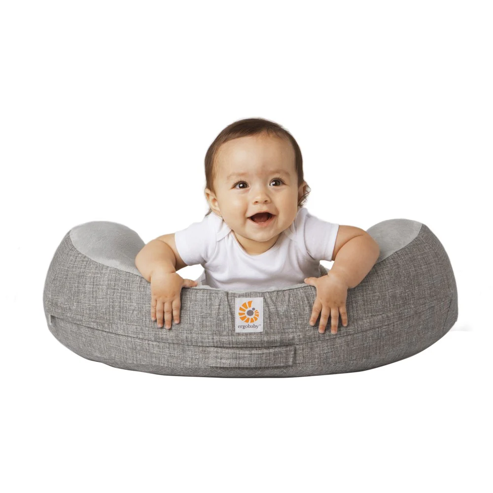 Natural Curve Nursing Pillow - Heathered Grey - Image 11