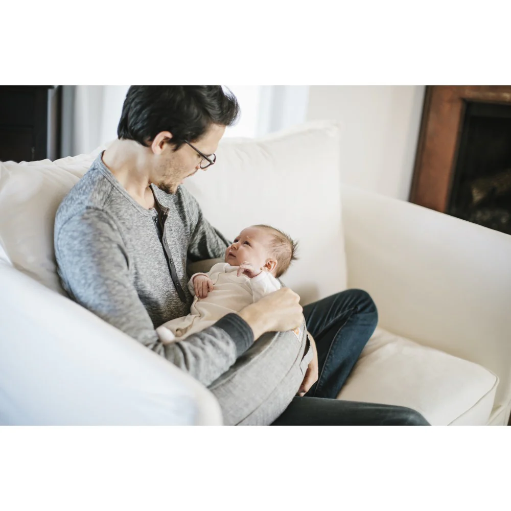 Natural Curve Nursing Pillow - Heathered Grey - Image 5