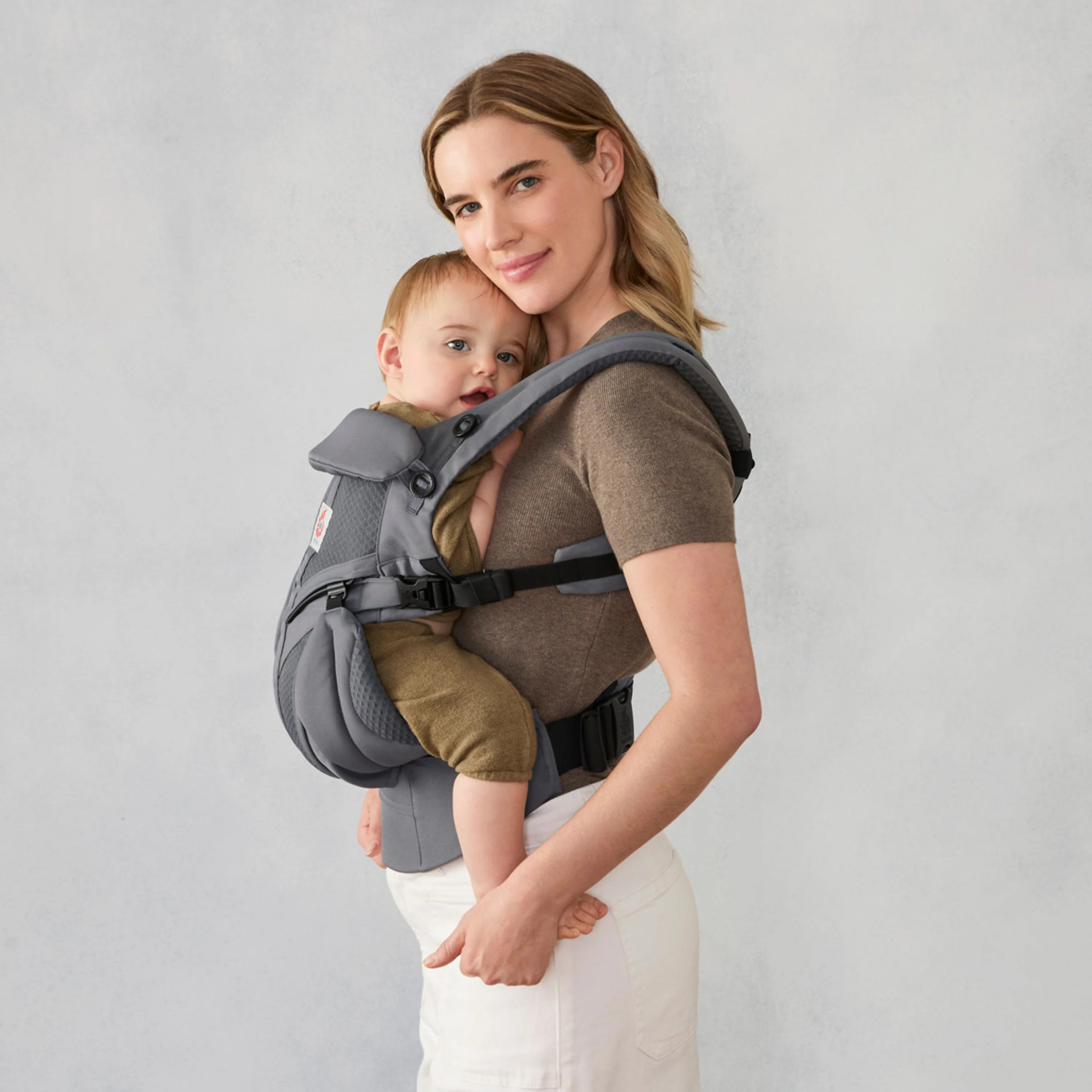 Omni Classic Mesh Baby Carrier - Charcoal Grey - Image 4