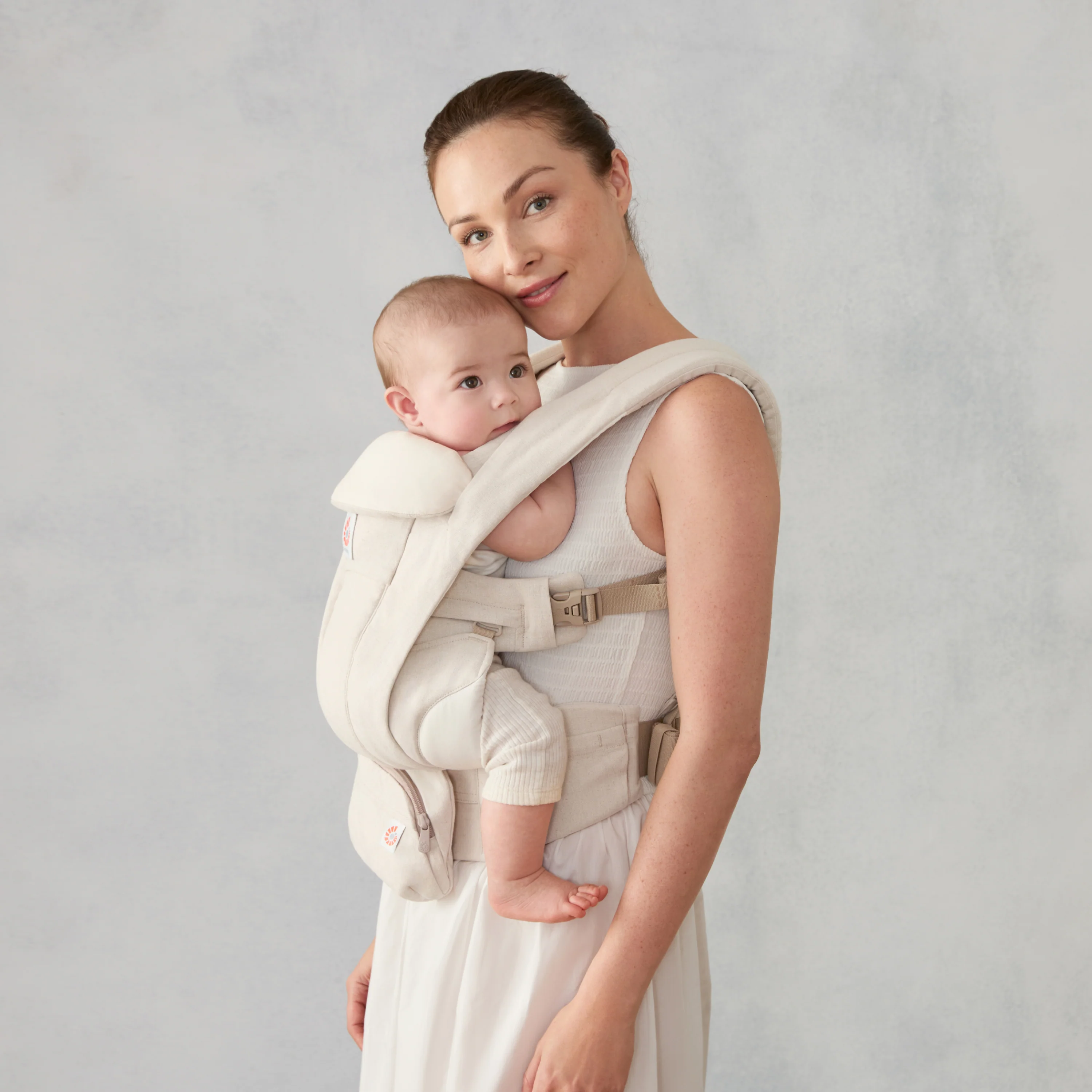 Omni Deluxe Baby Carrier - Natural Linen - Image 3