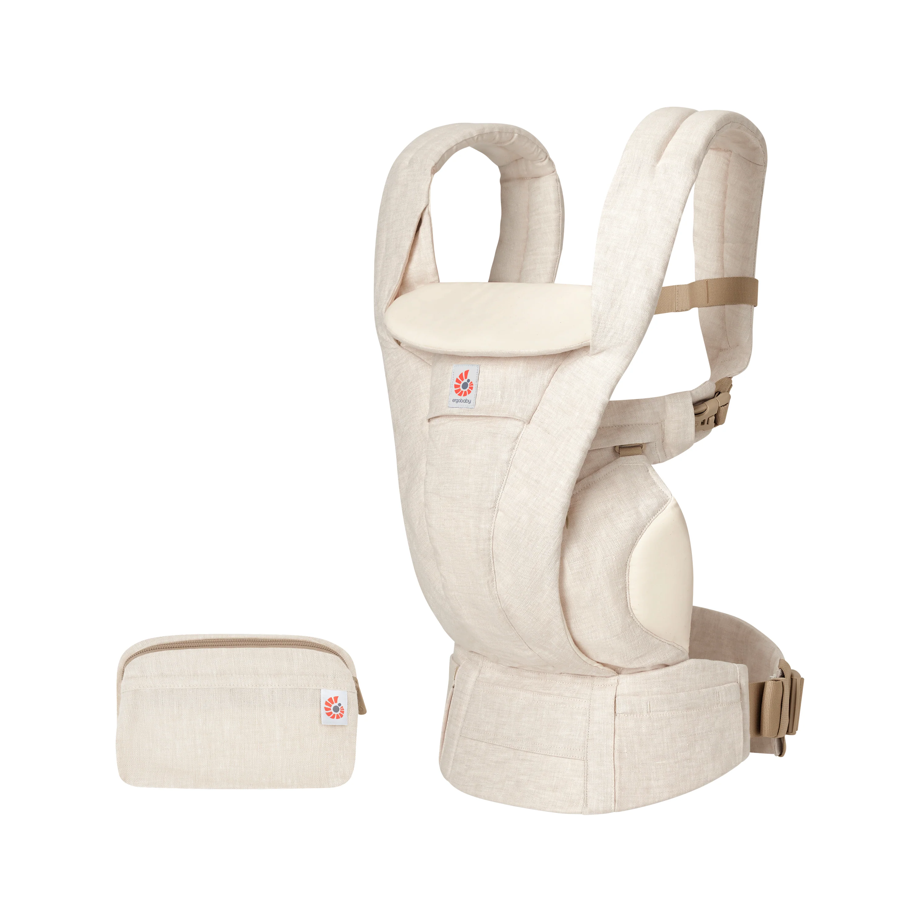 Omni Deluxe Baby Carrier - Natural Linen - Image 5