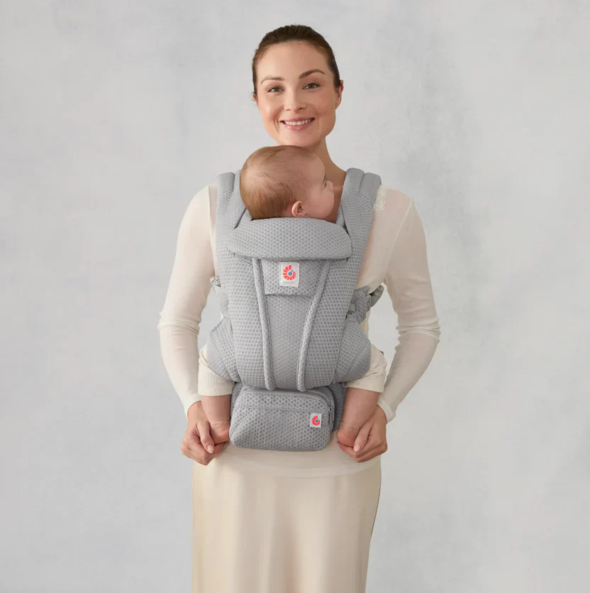 Omni Deluxe Mesh Baby Carrier - Pearl Grey - Image 3