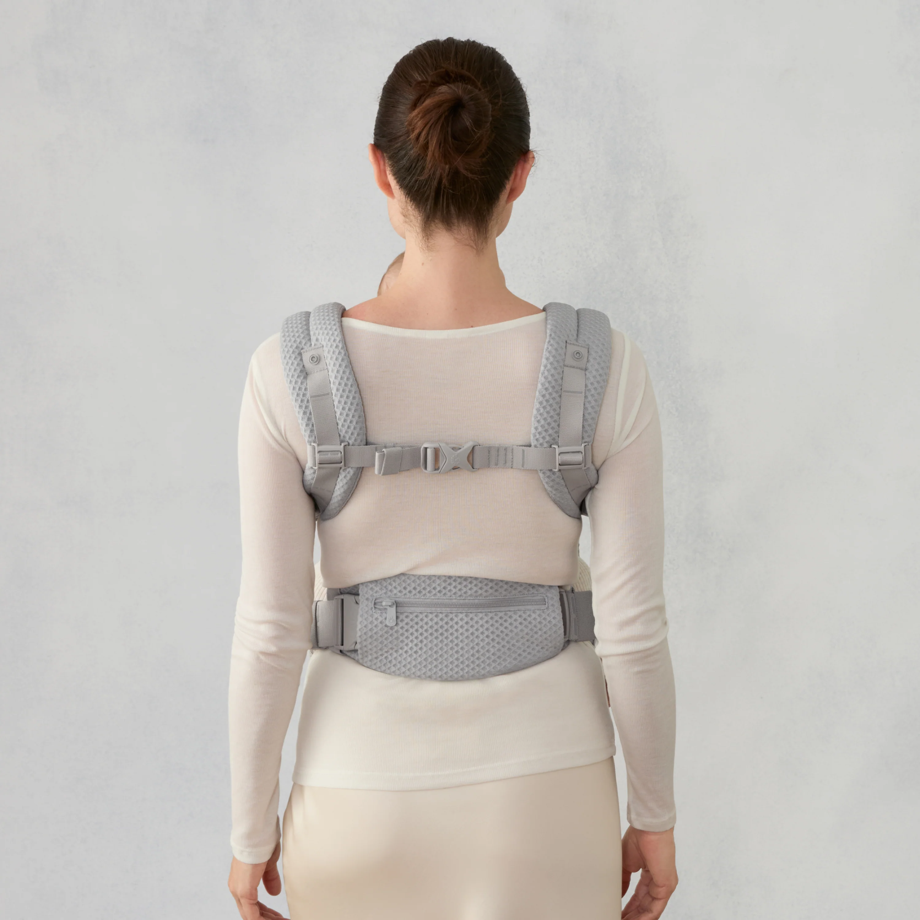 Omni Deluxe Mesh Baby Carrier - Pearl Grey - Image 5