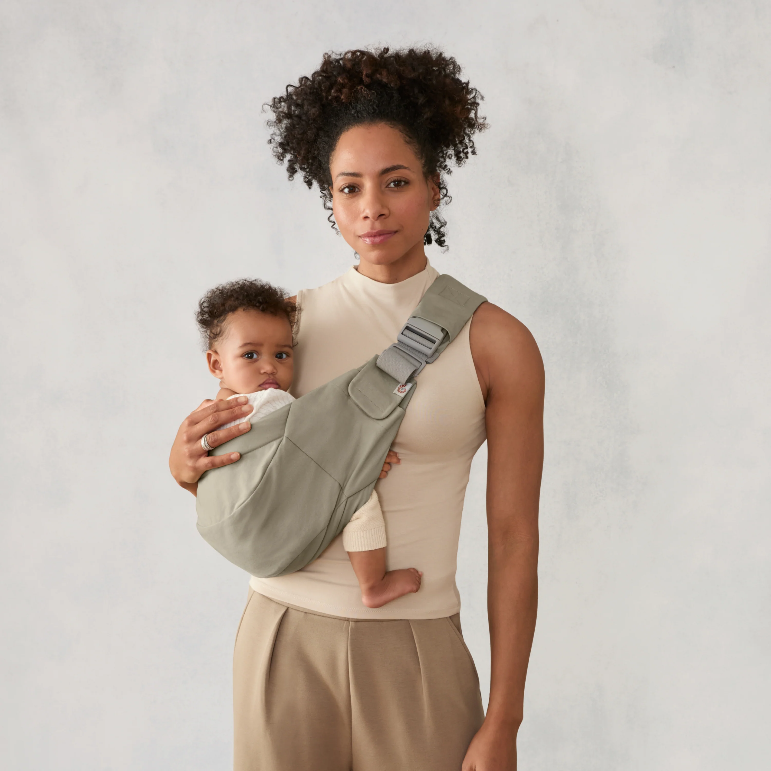 Upsie Sling Carrier - Soft Olive - Image 4